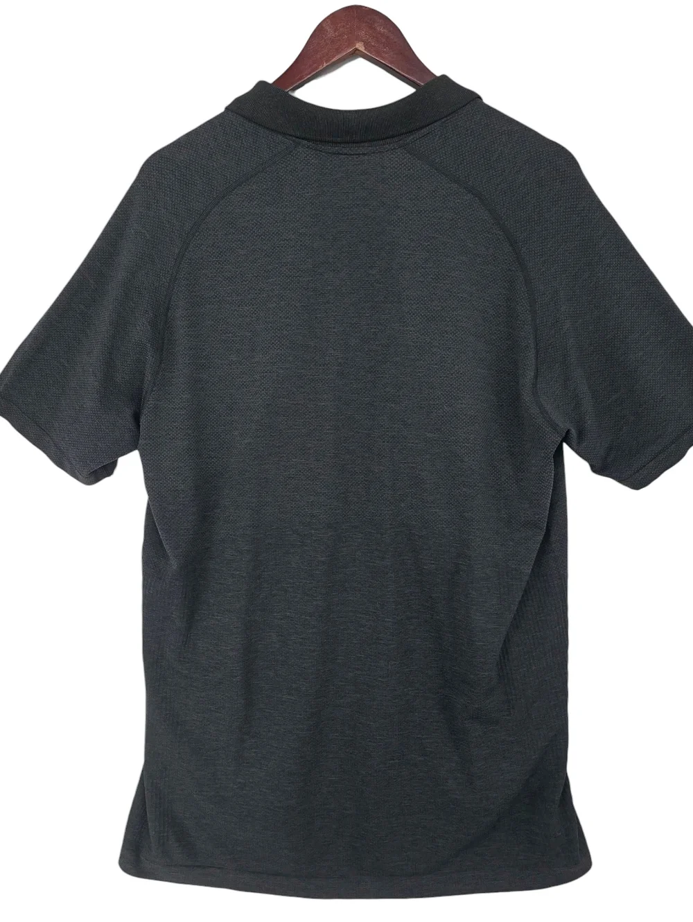 Lululemon Mens Polo Shirt XL Black Stretch Performance Golf Athletic Casual - Picture 6 of 10